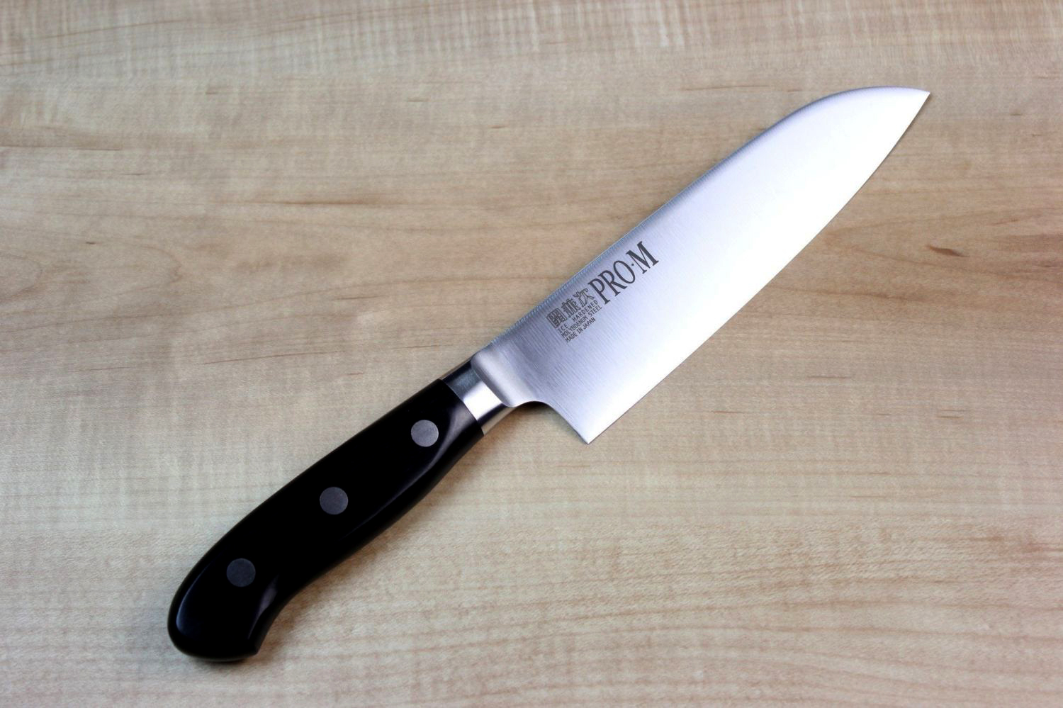 фото Кухонный нож сантоку, pro-m, kanetsugu, 7003, сталь dsr1k6, в картонной коробке
