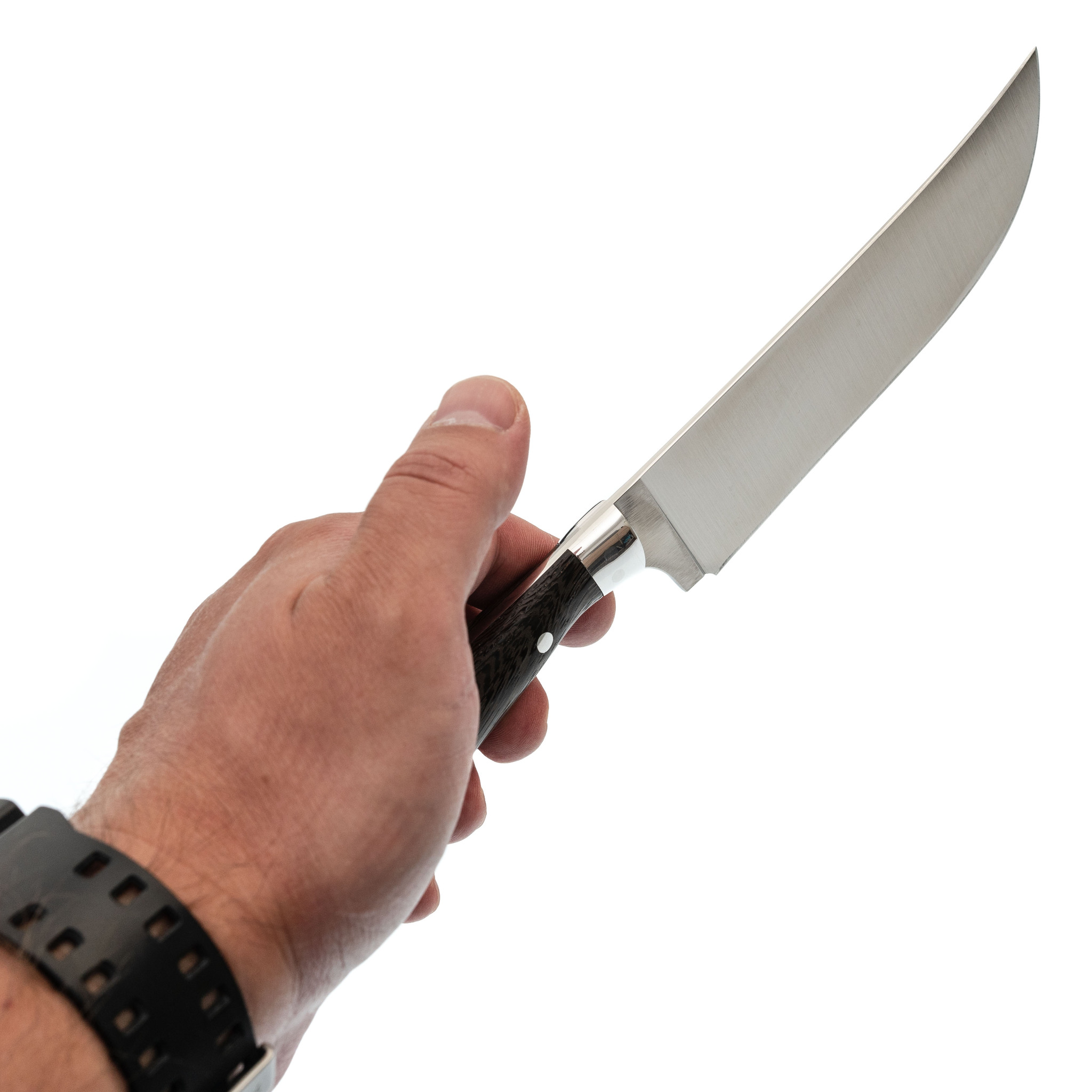 Нож кухонный MT-49 средний, сталь 95х18, венге - фото 6