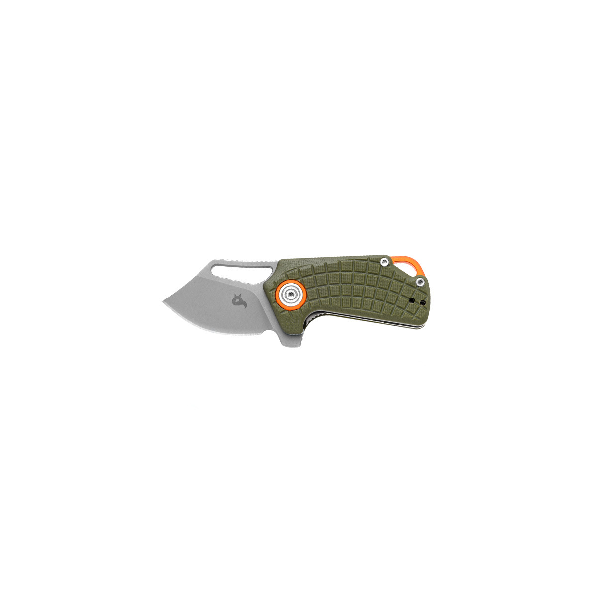 Складной нож Fox Puck, сталь D2, рукоять G10, зеленый - фото 1