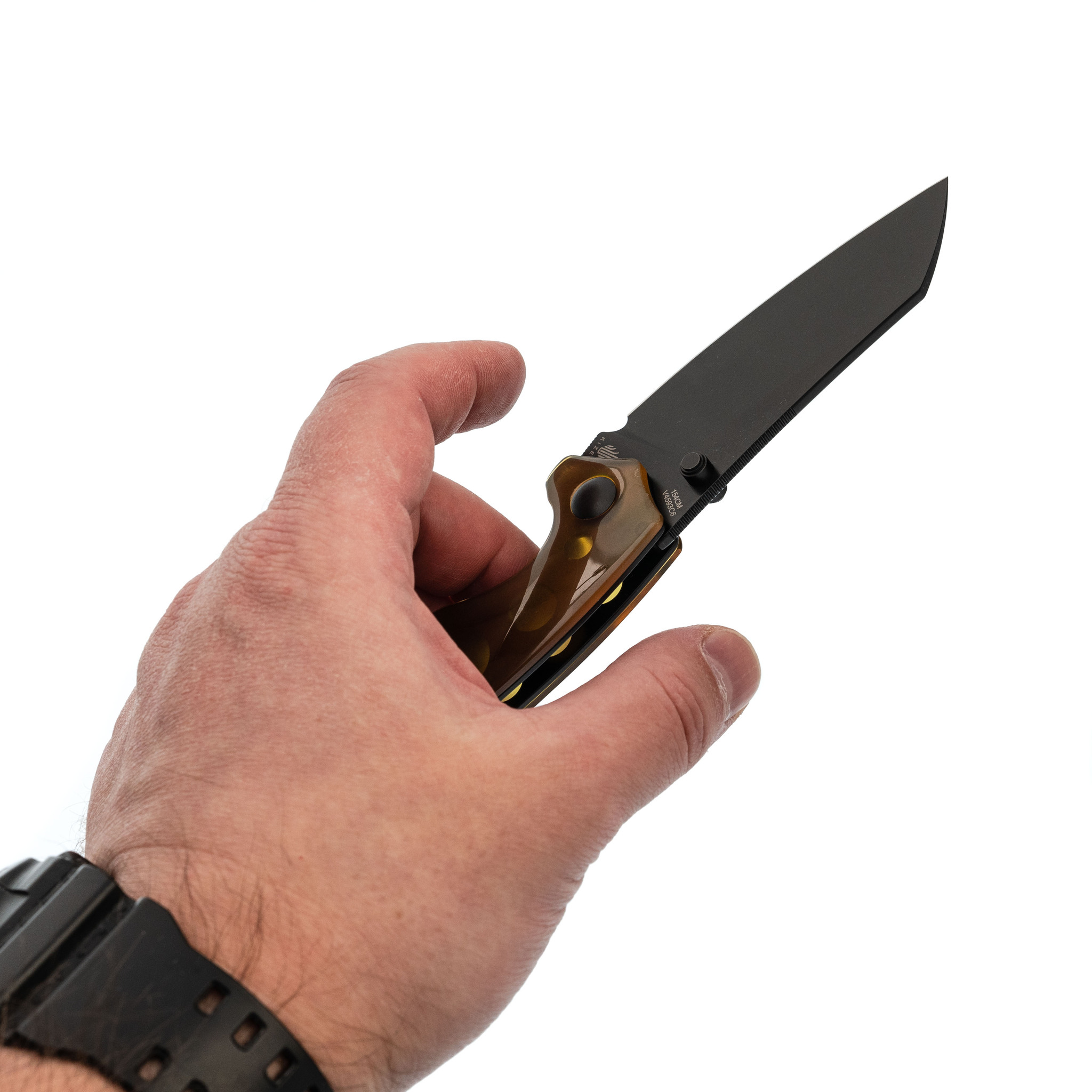 Складной нож Kizer Towser K, сталь 154CM, рукоять PEI - фото 5