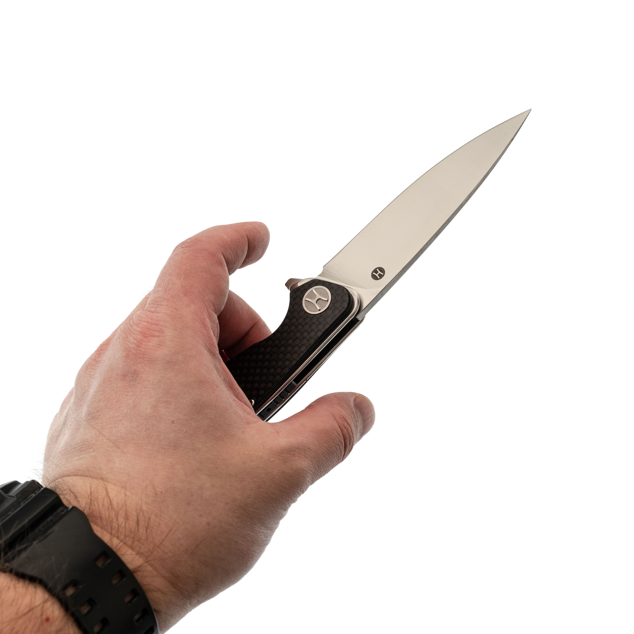 Складной нож Honor Ajax, сталь D2, рукоять карбон - фото 7