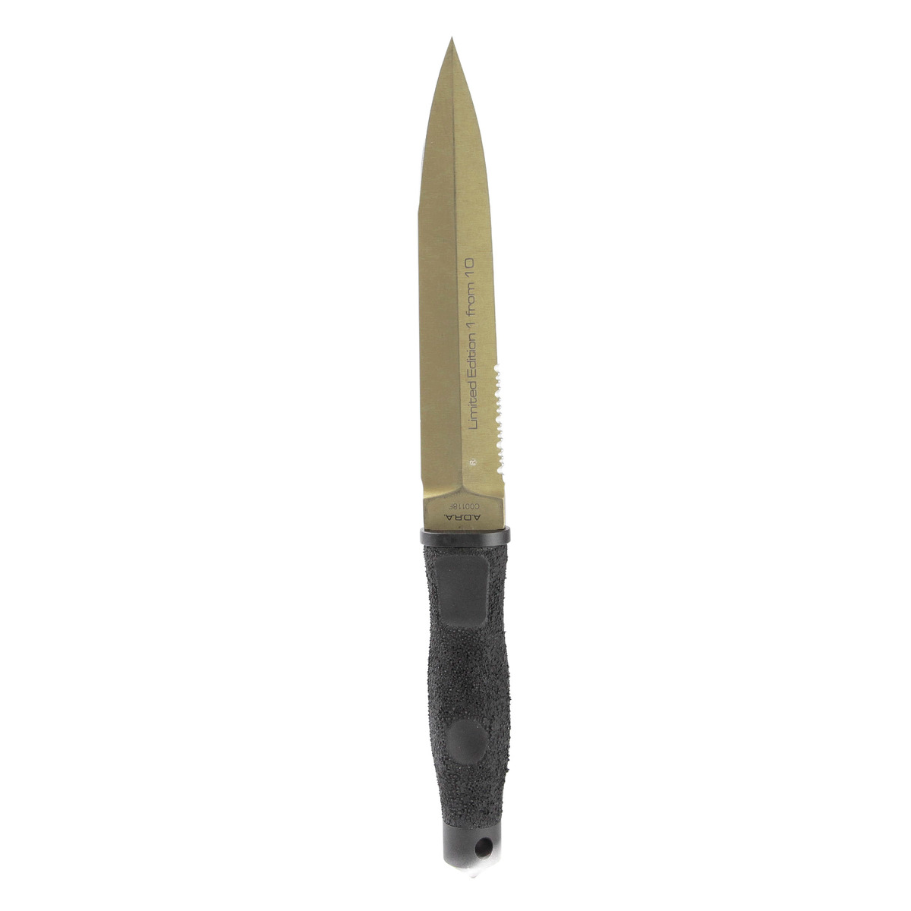 Нож с фиксированным клинком Extrema Ratio Adra Operativo Gold Limited, сталь Bhler N690, рукоять полиамид - фото 2