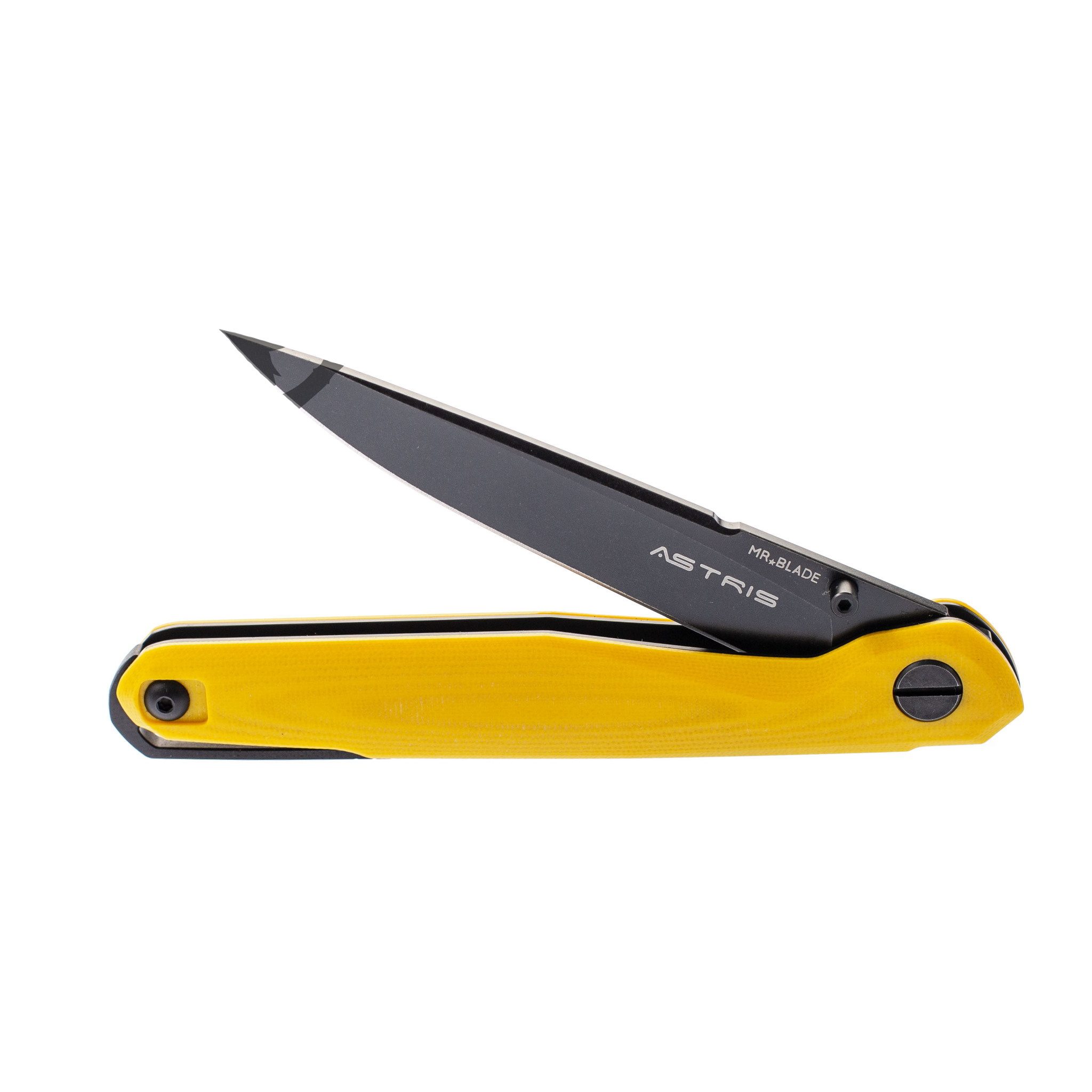 Складной нож Astris Yellow, сталь D2, рукоять G10 - фото 4