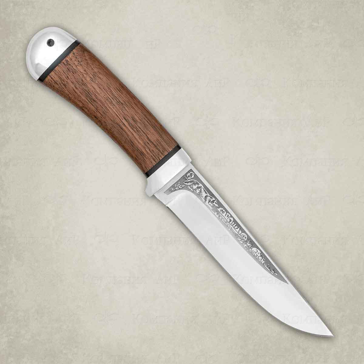 Нож Лиса, сталь ЭП-766, дерево