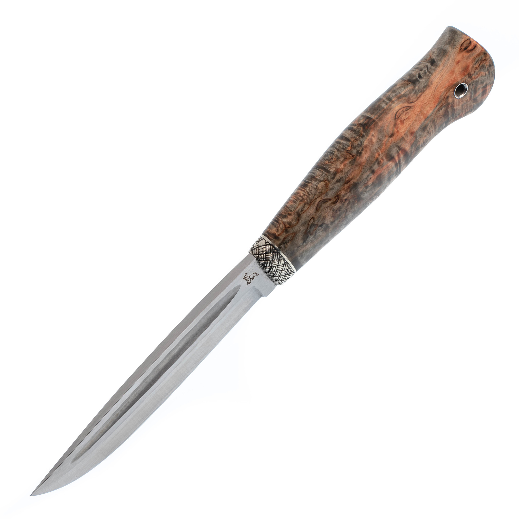 Нож разделочный C12-1, сталь M390, карельская береза, Слон - фото 4