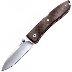 Фото Нож складной Lionsteel Big Opera 8810 SN, сталь D2, рукоять G-10, коричневый