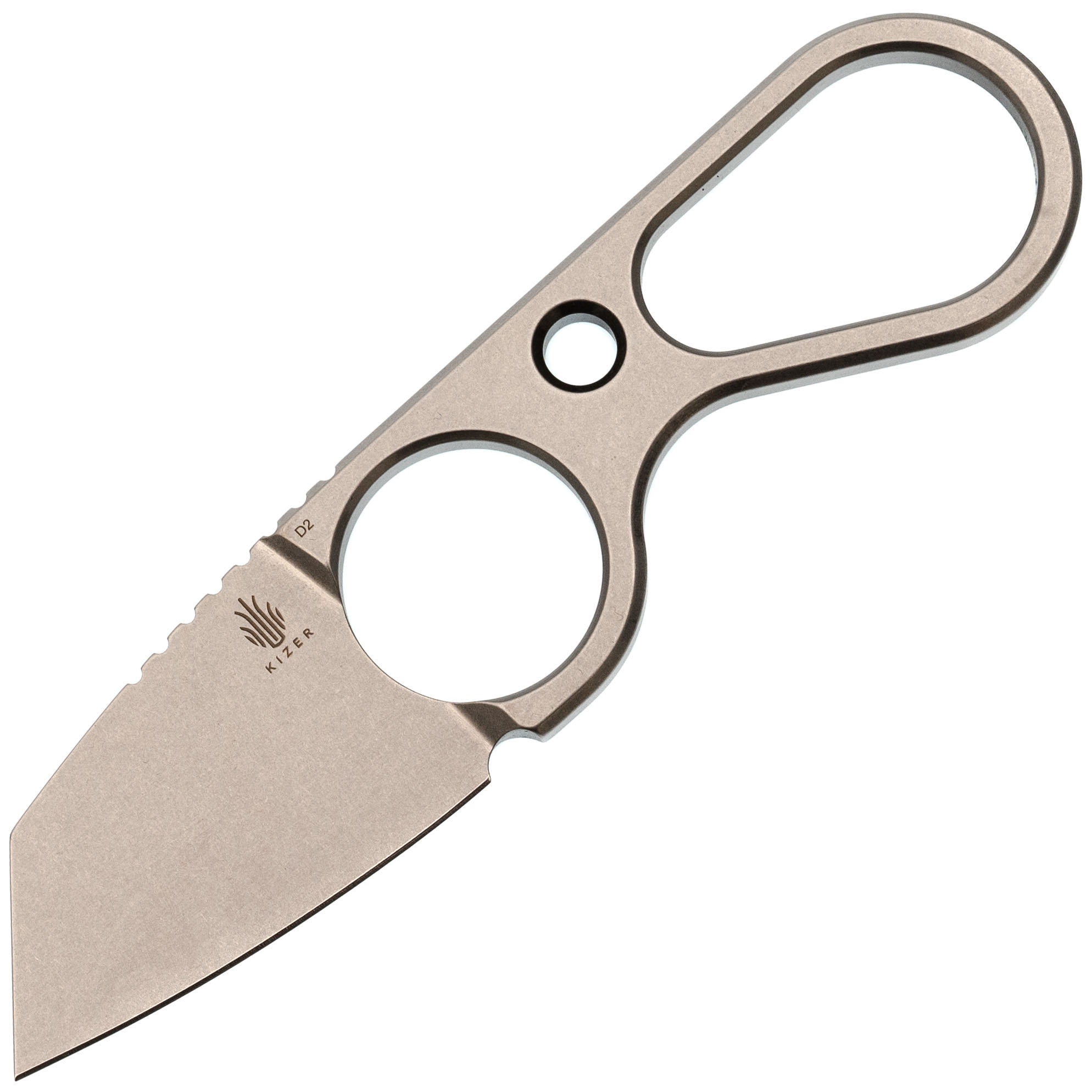 

Шейный нож Kizer Bowtie, сталь D2