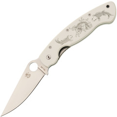 Фото Складной нож Steelclaw Боец-3, сталь D2, рукоять G10, белый