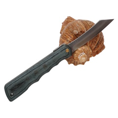 Фото Складной нож Nagao Higonokami Woody, 80мм, сталь VG10, рукоять Walnut Blue