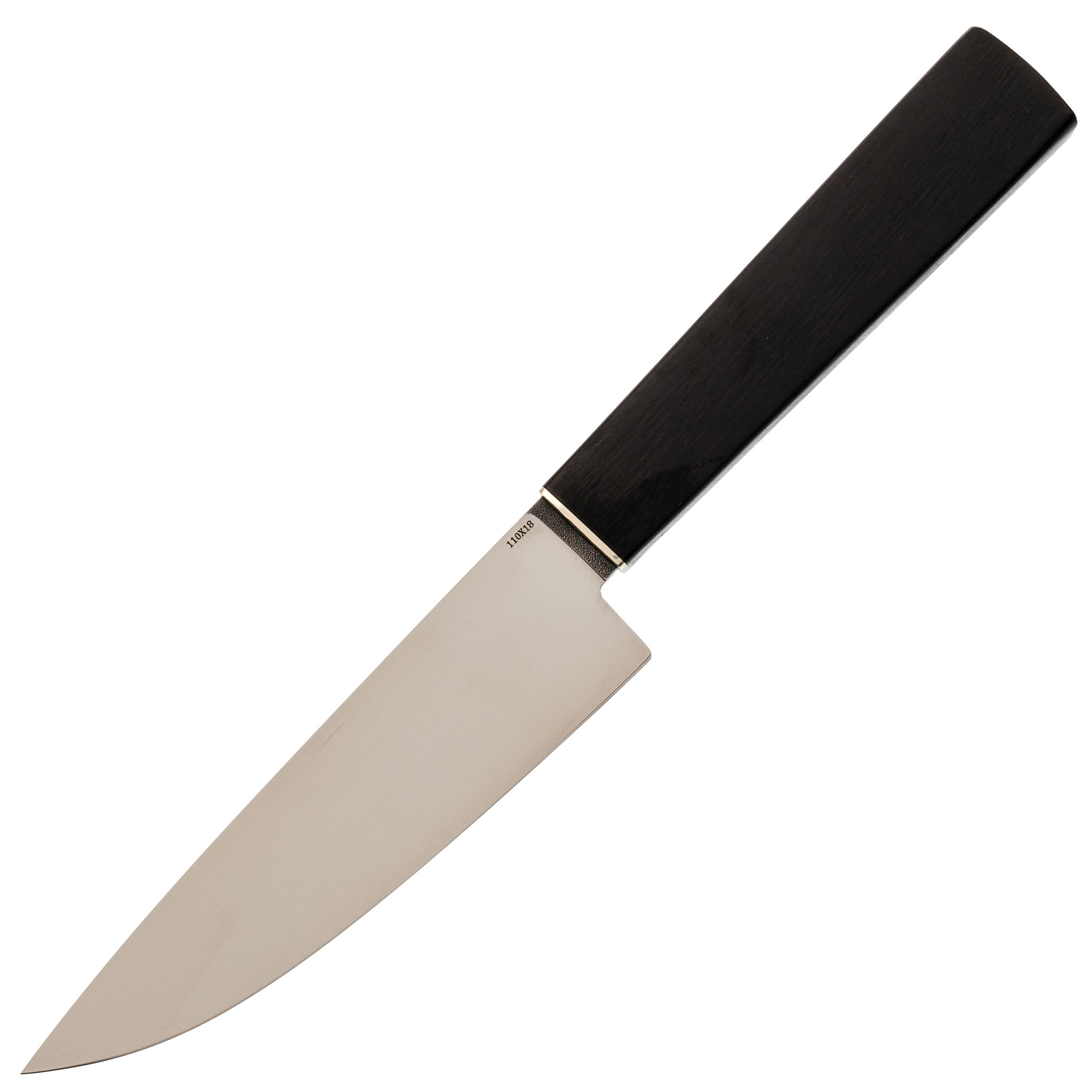 Нож кухонный №19, сталь 110х18, граб нож складной пескарь сталь хв5 граб