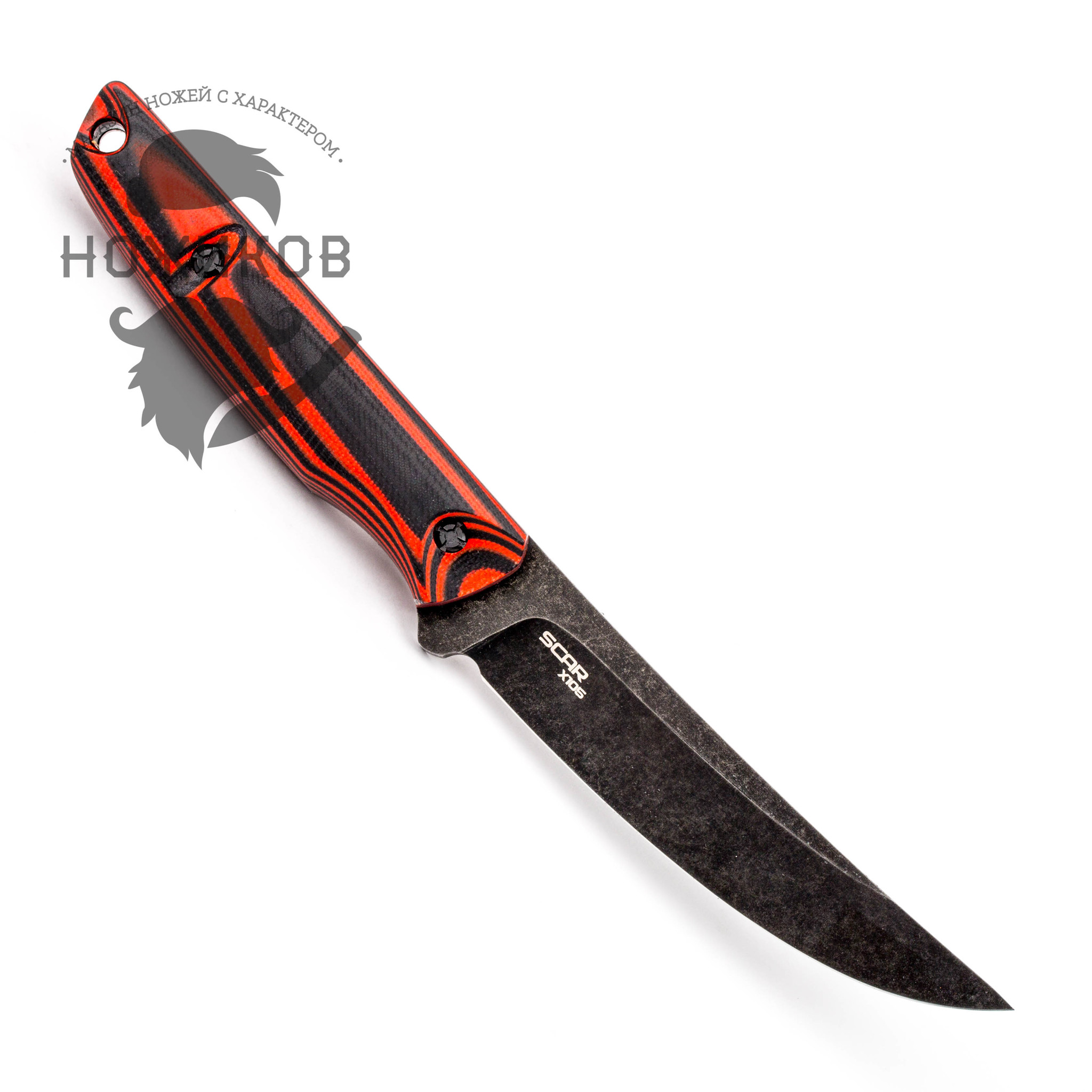 Нож Scar Red Black SW, G10 - фото 4