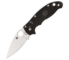 Фото Нож складной Manix 2 Lightweight Spyderco 101PBK2, сталь Carpenter CTS™ - BD1 Alloy Satin Plain, рукоять пластик FRCP, чёрный