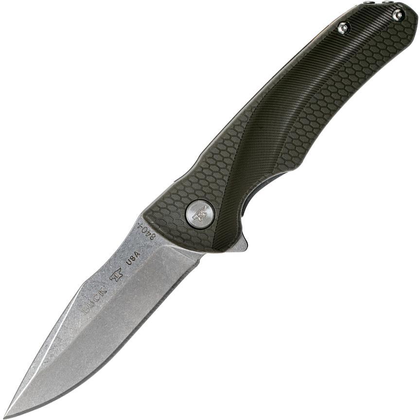 Складной нож Buck Sprint Select OD Green 0840GRS, сталь 420HC, рукоять пластик - фото 1