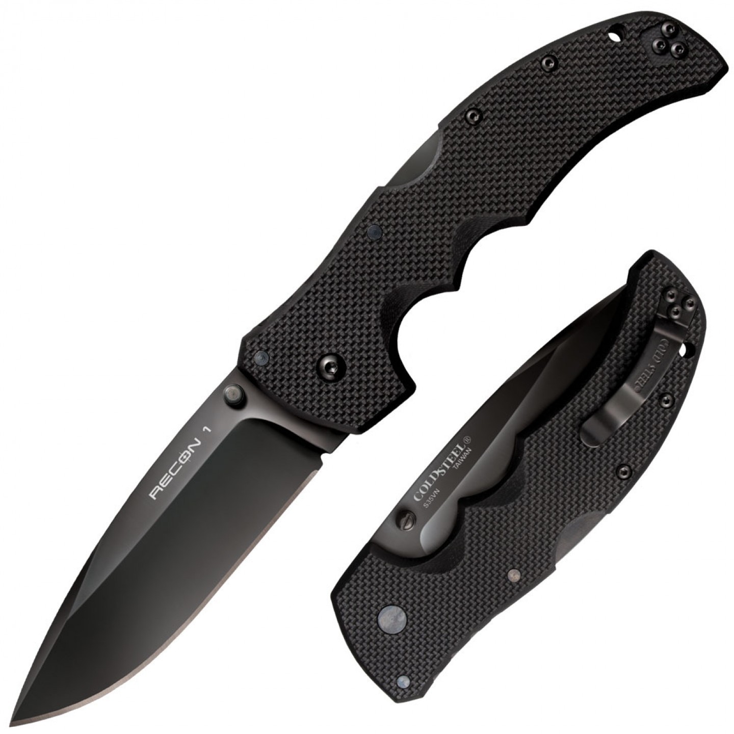  Cold Steel Recon 1 Spear,  S35VN,  G10, black