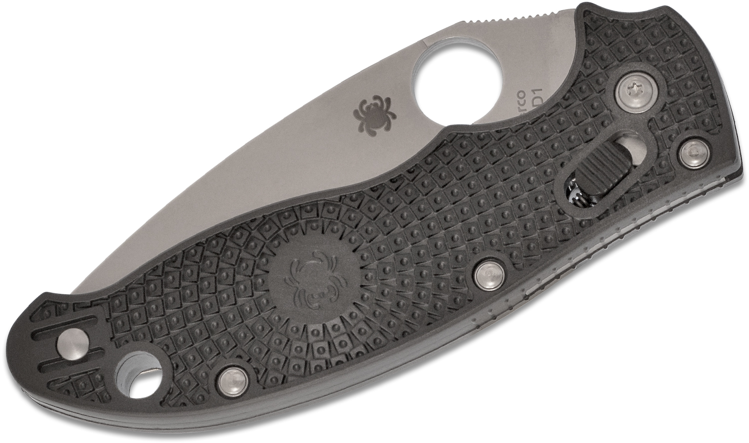Нож складной Manix 2 Lightweight Spyderco 101PBK2, сталь Carpenter CTS™ - BD1 Alloy Satin Plain, рукоять пластик FRCP, чёрный - фото 6