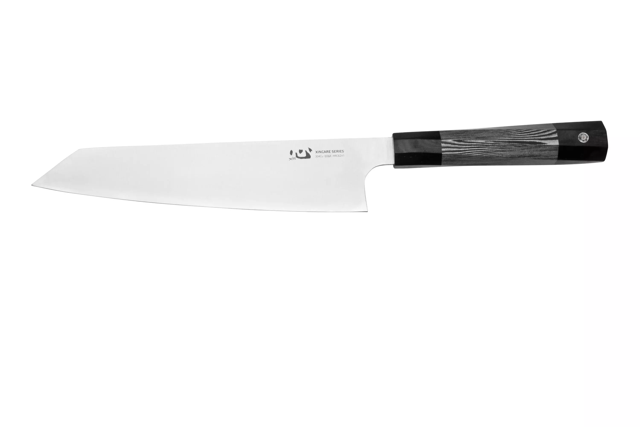 Нож кухонный Xin Cutlery Kritsuke Chef 213мм, сталь 304Cu, рукоять бело-черный G10 - фото 2