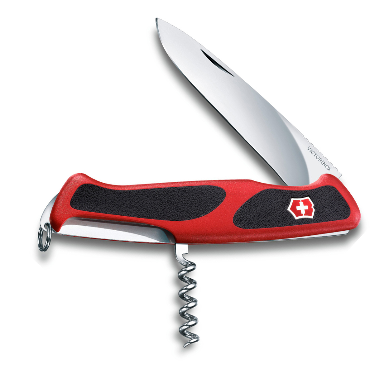 Нож перочинный Victorinox RangerGrip 55 0.9563.C 130мм 12 функций красно-чёрный (блистер) - фото 2