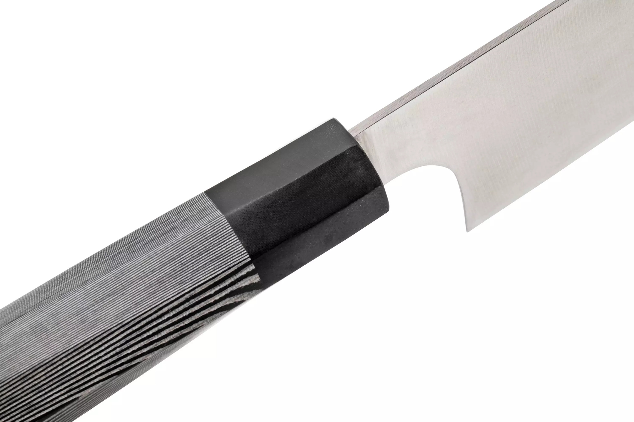 Нож кухонный Xin Cutlery Kritsuke Chef 213мм, сталь 304Cu, рукоять бело-черный G10 - фото 6