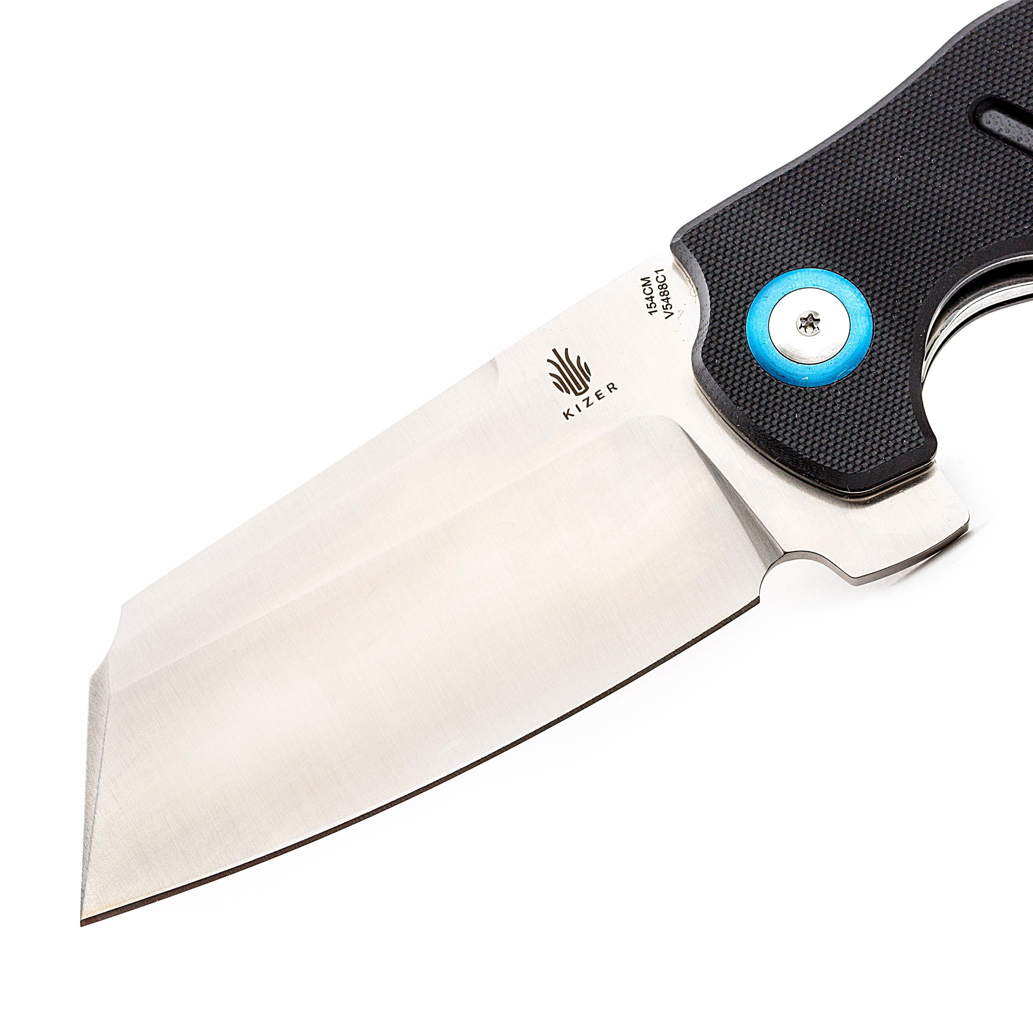 Складной нож Kizer C01C XL, сталь 154CM, рукоять черная G10 - фото 2
