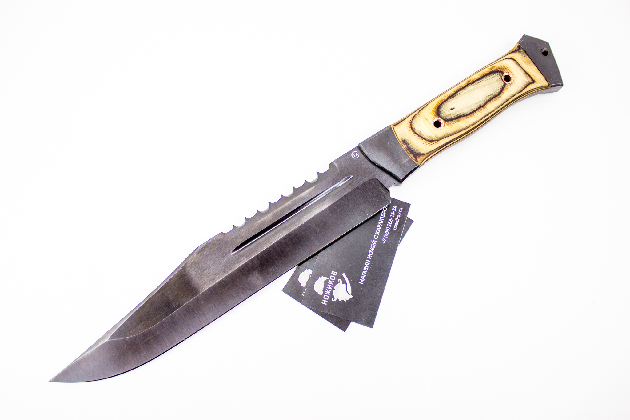 Нож Рембо-2, сталь 65Г