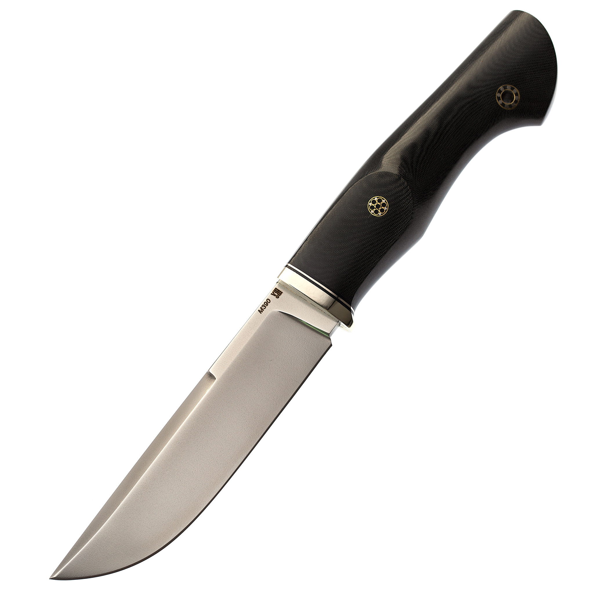 Нож Фрегат, сталь M390, рукоять микарта деревянный нож охотничий