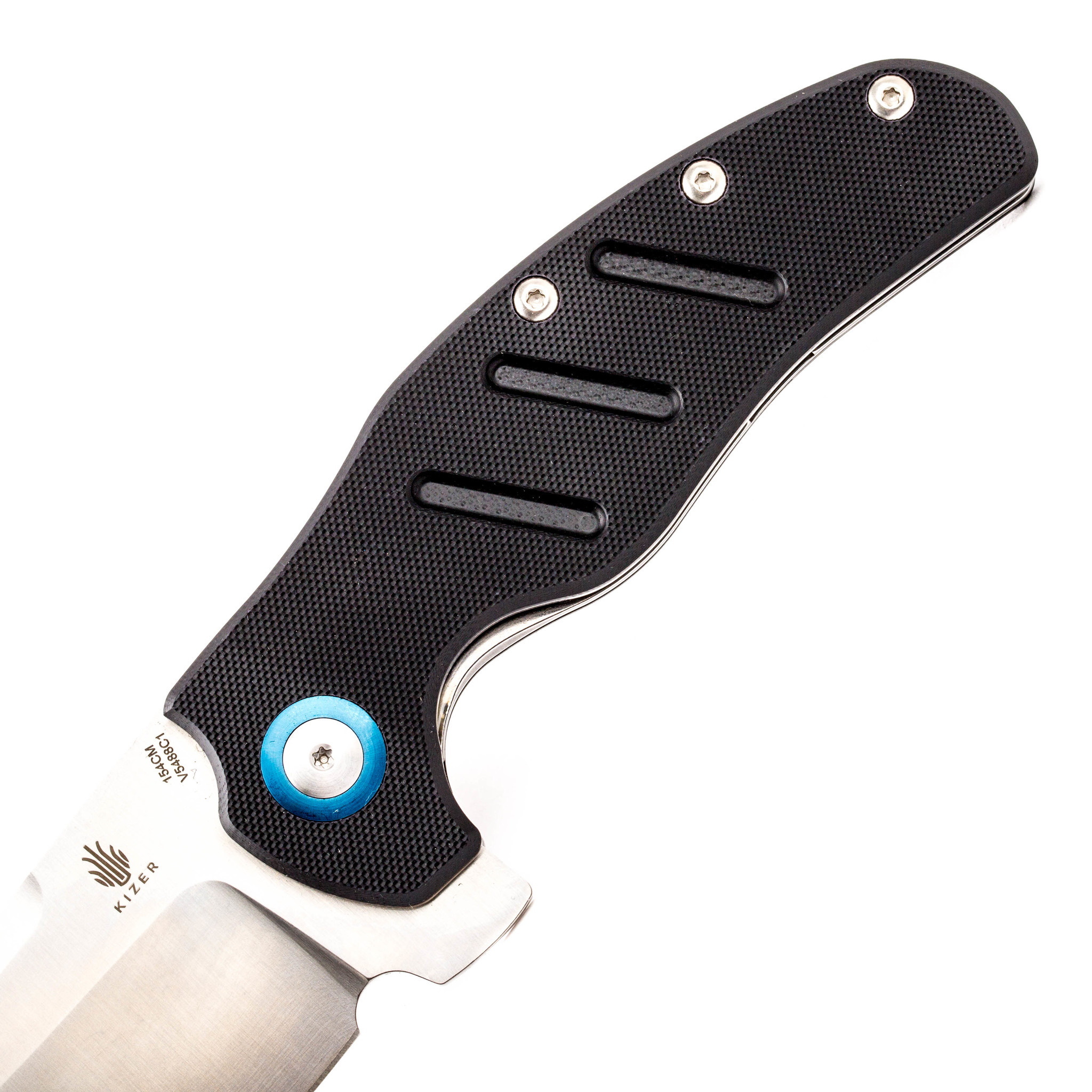 Складной нож Kizer C01C XL, сталь 154CM, рукоять черная G10 - фото 3