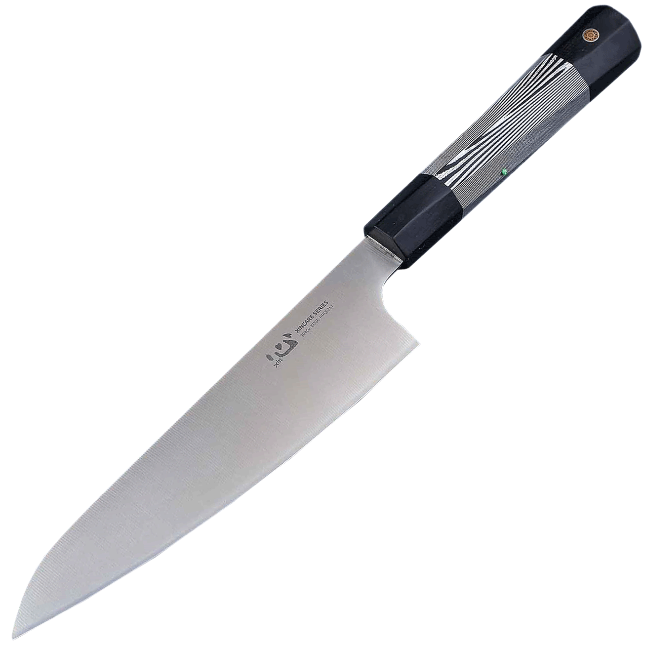 Нож кухонный Xin Cutlery Utility knife XC103 175мм, сталь 304Cu, рукоять бело-черный G10