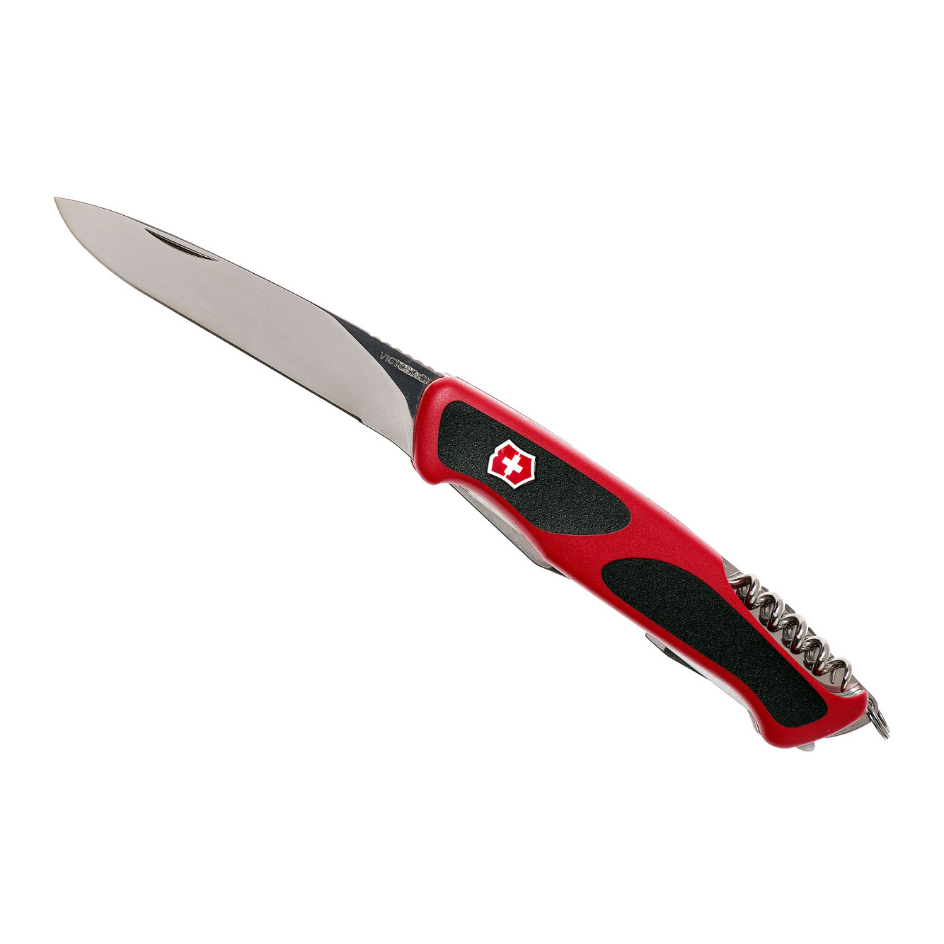 Нож перочинный Victorinox RangerGrip 55 0.9563.C 130мм 12 функций красно-чёрный (блистер) - фото 5