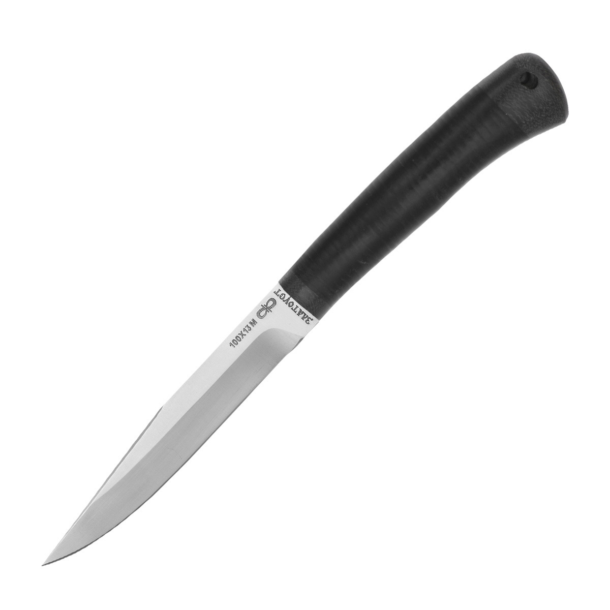 Нож Заноза, кожа, 95х18 - фото 1