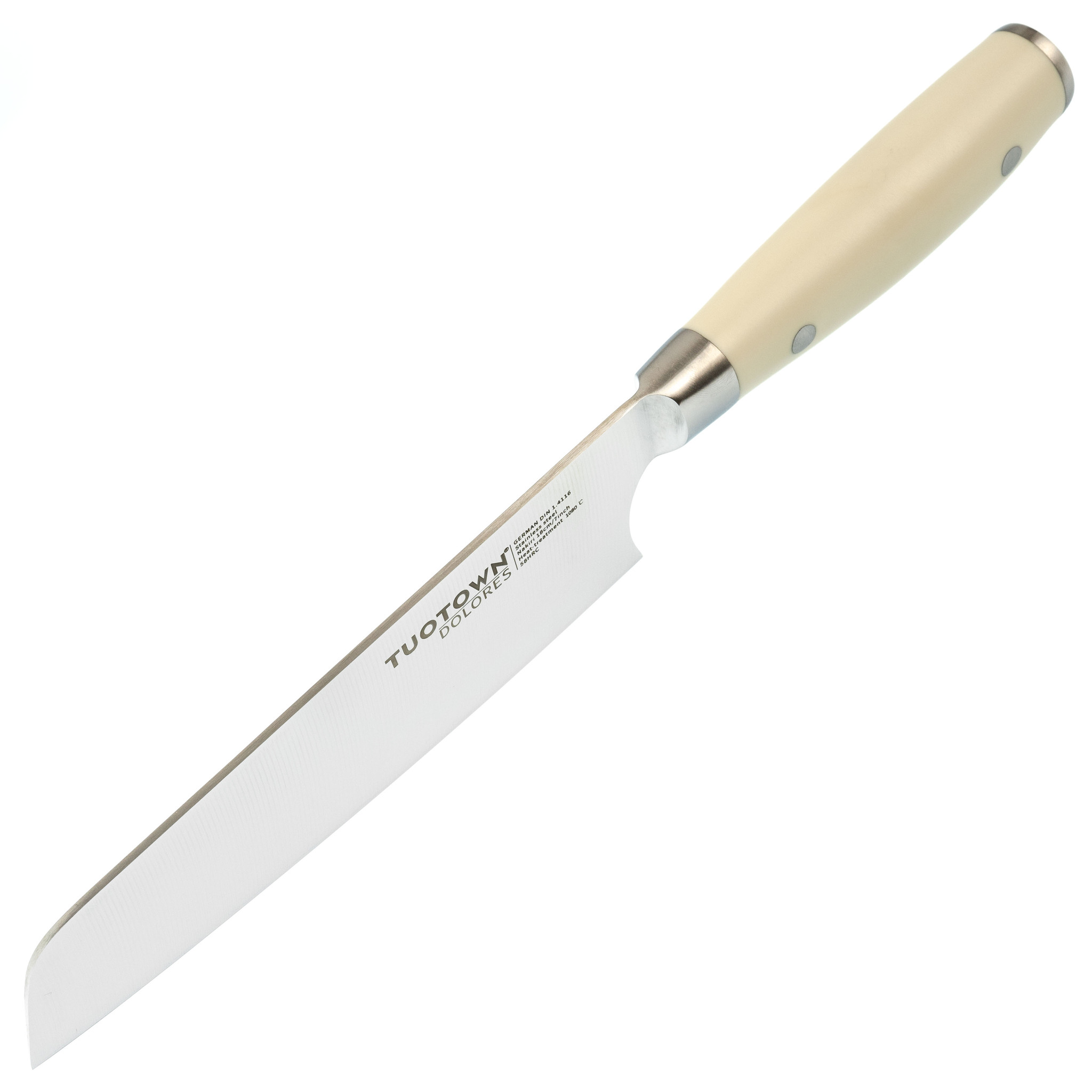 Кухонный нож Накири Tuotown, серия DOLORES, сталь 1.4116 - фото 2