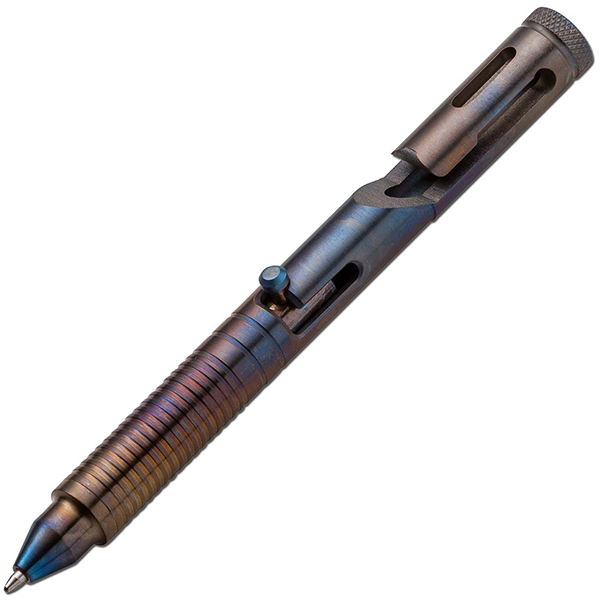 Тактическая ручка Cal .45 CID (Clip-Integrated-Design) Titanium Flame, Boker Plus 09BO095, градиент
