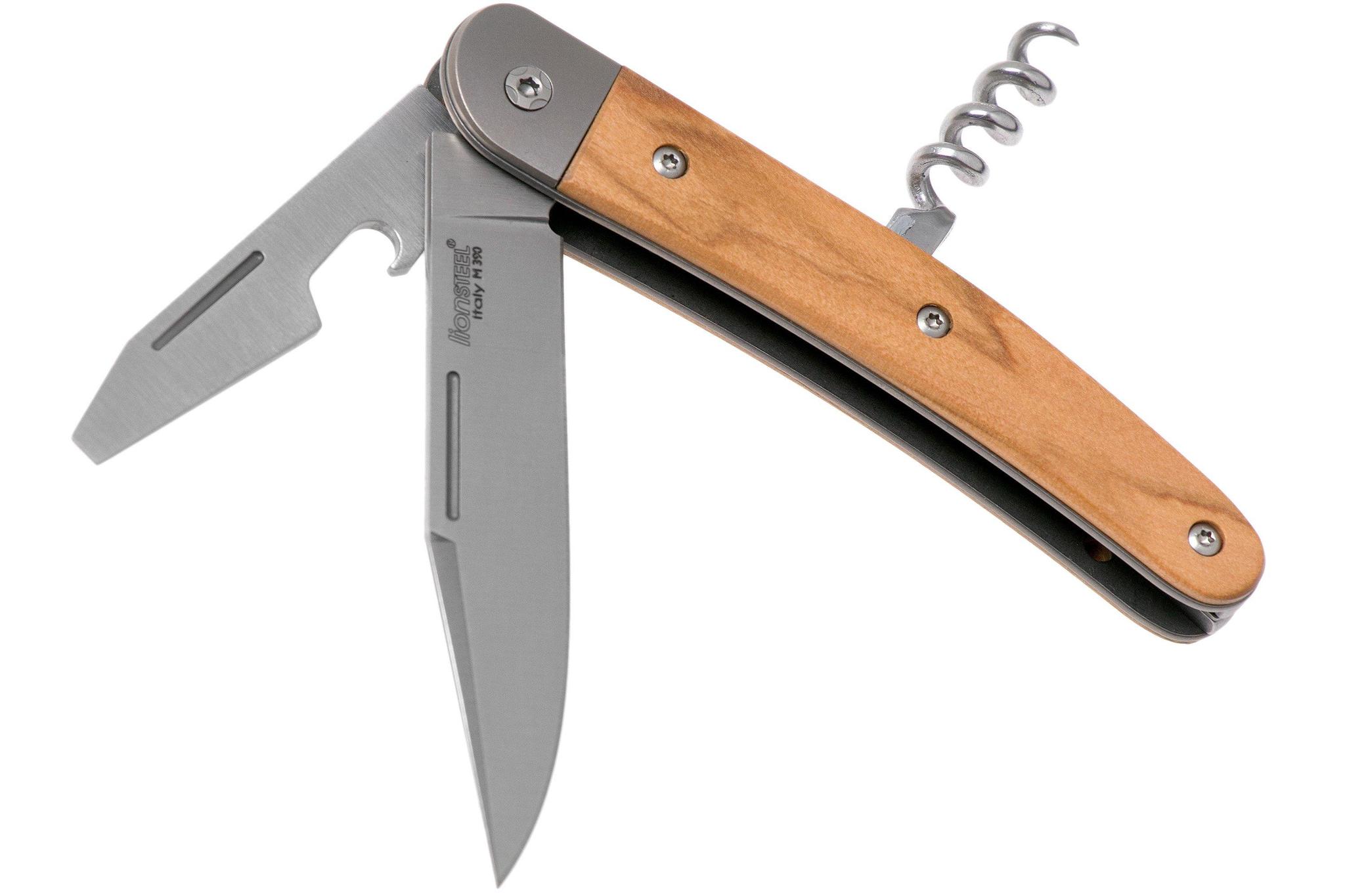 Складной нож-мультитул Lionsteel Jack 3, сталь M390, рукоять дерево