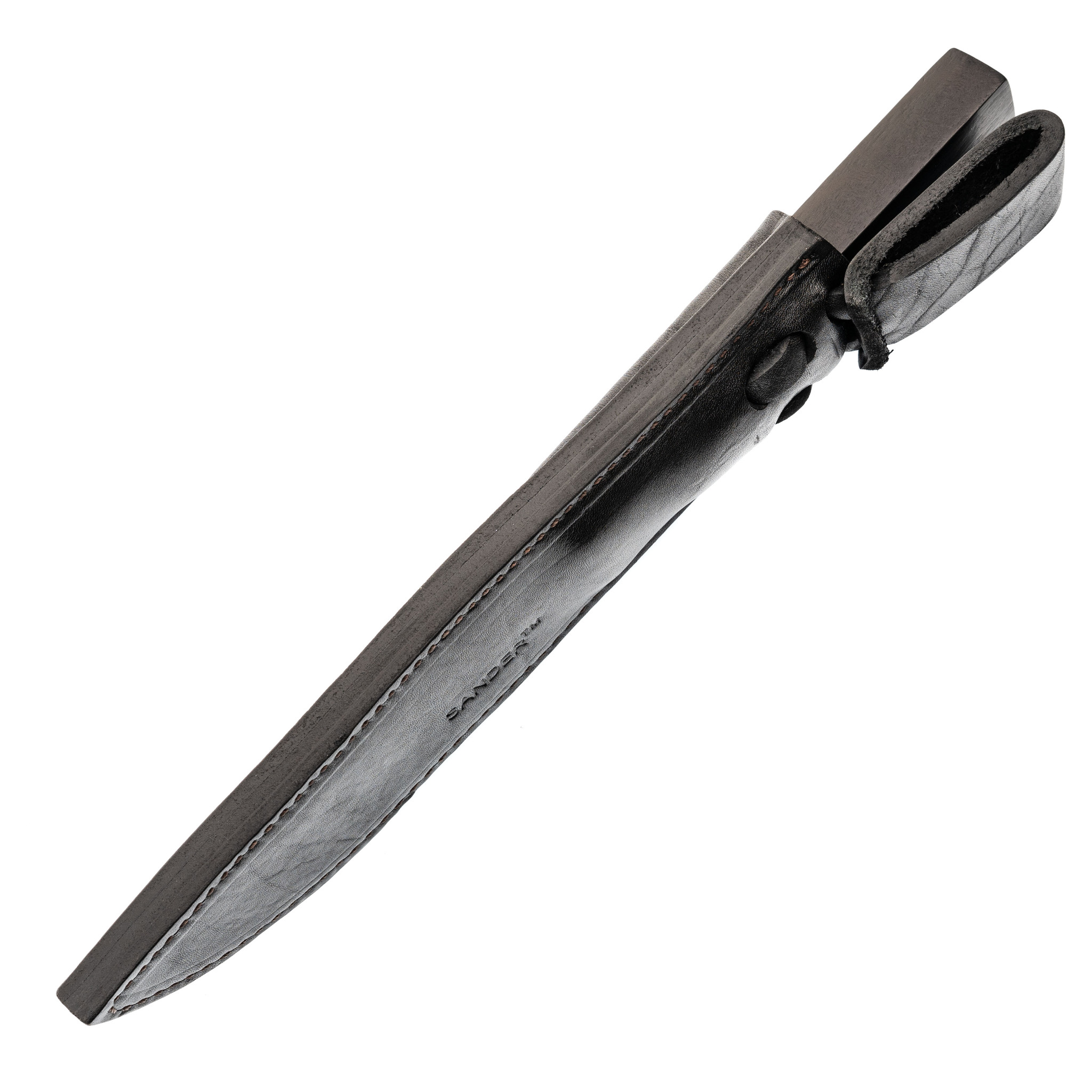фото Нож лиман, сталь n690, черный граб sander