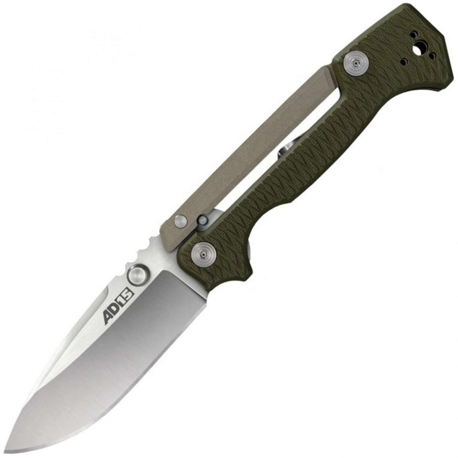   AD-15 Cold Steel 58SQ,  CPM-S35VN,  G-10