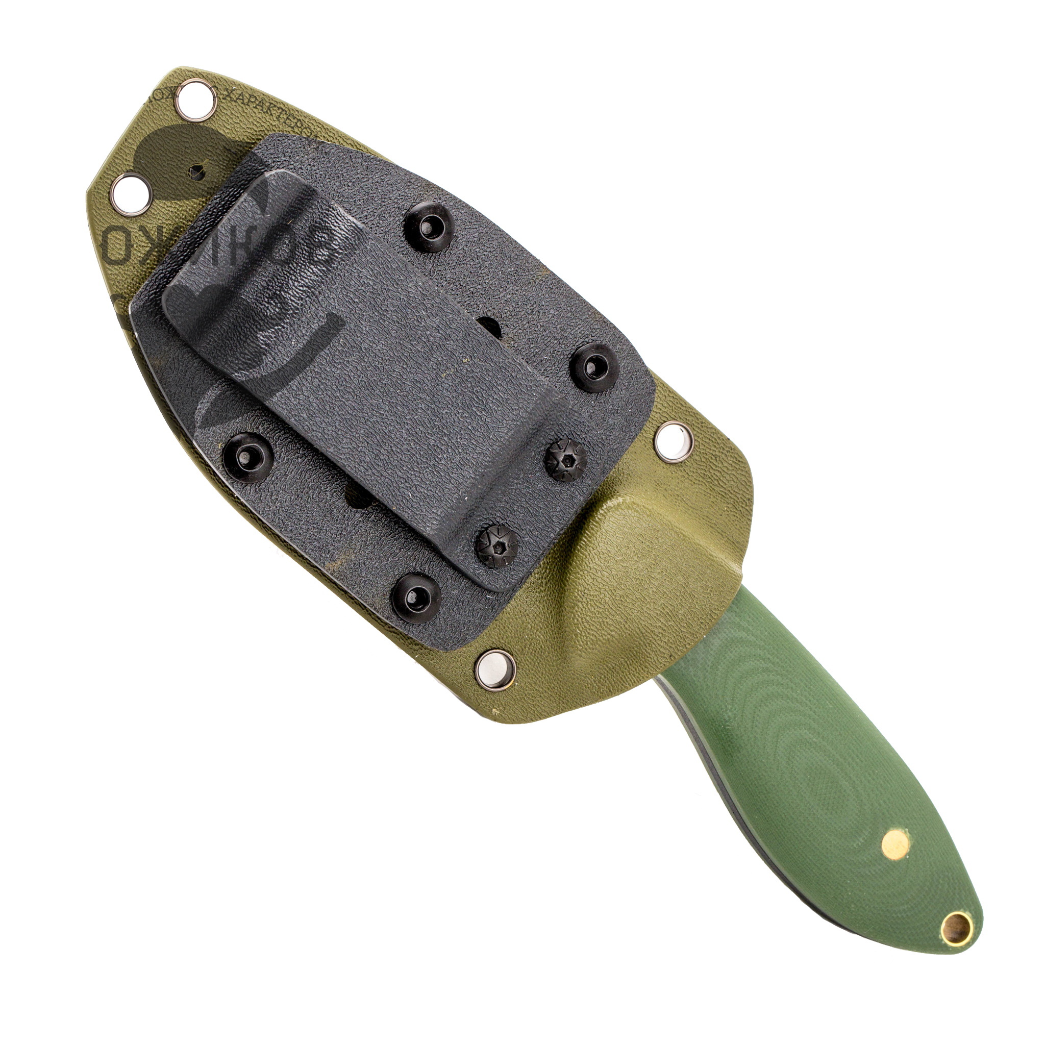 Нож Kizer Sequoia Green, сталь 1095 Carbon Steel, рукоять G10 - фото 6