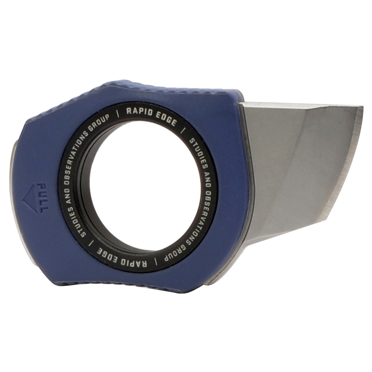 Нож скрытого ношения с фиксированным клинком SOG Rapid Edge 2 см, нержавеющая сталь, рукоять GRN, синий - фото 2