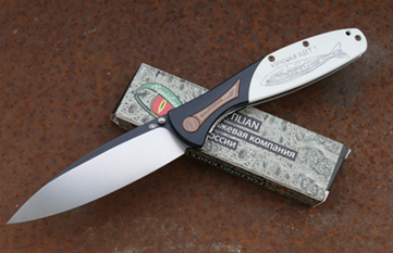 

Складной нож Reptilian Корюшка-03, сталь VG-10, рукоять White G10