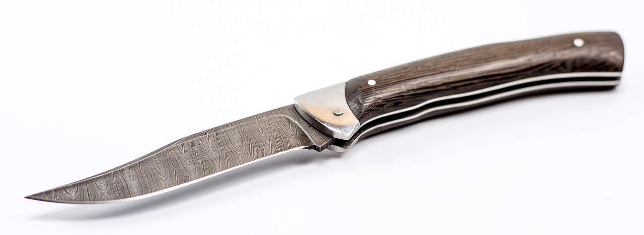 Складной нож Фрегат, сталь дамаск, рукоять венге, freg по цене 3800.0 .