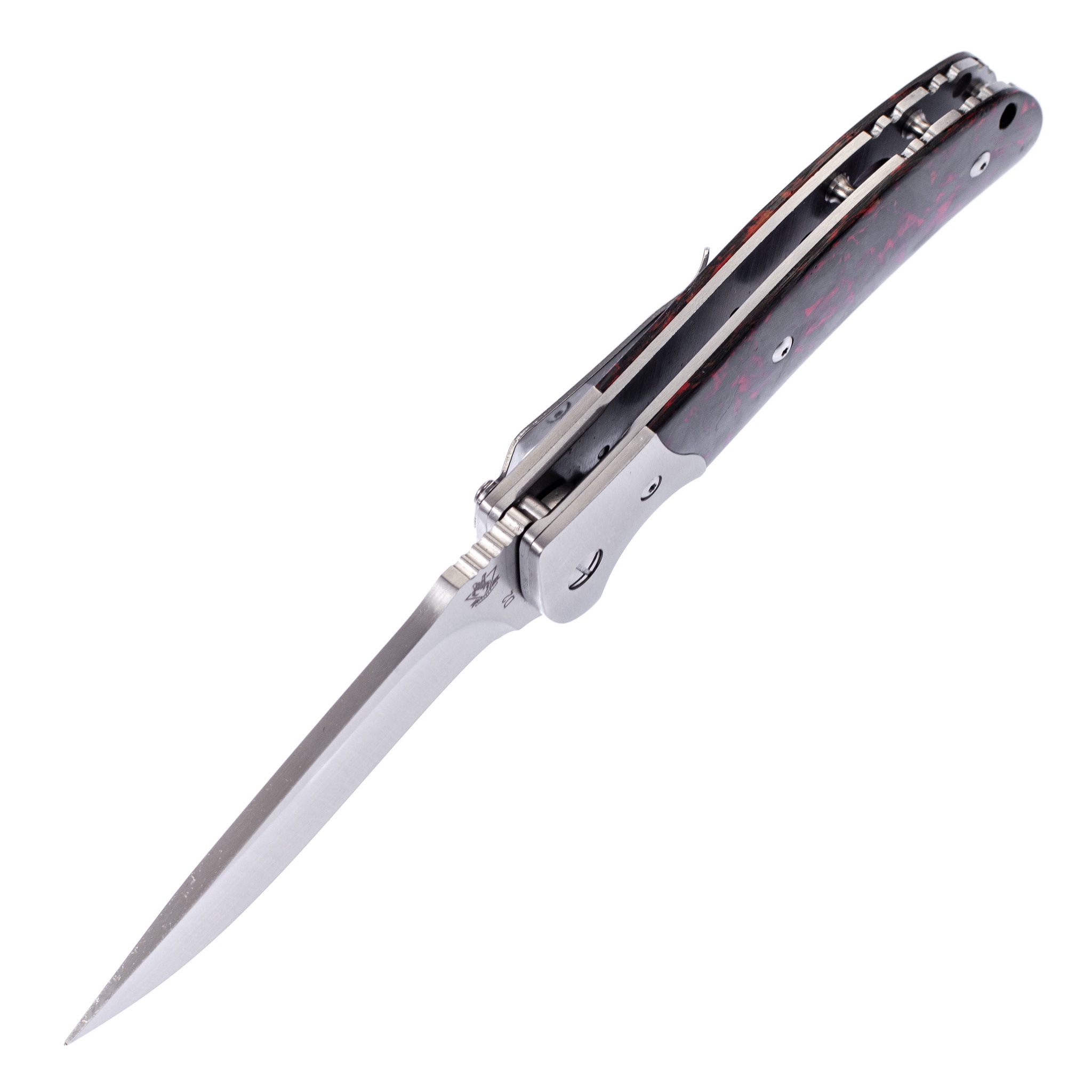 Складной нож Резервист, сталь D2, рукоять marble carbon - фото 5