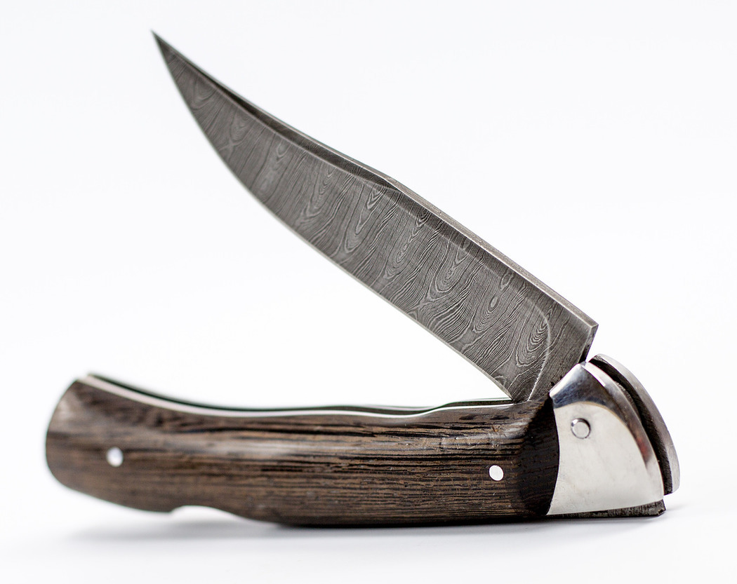 Складной нож из дамасской стали «Фрегат» - фото 4
