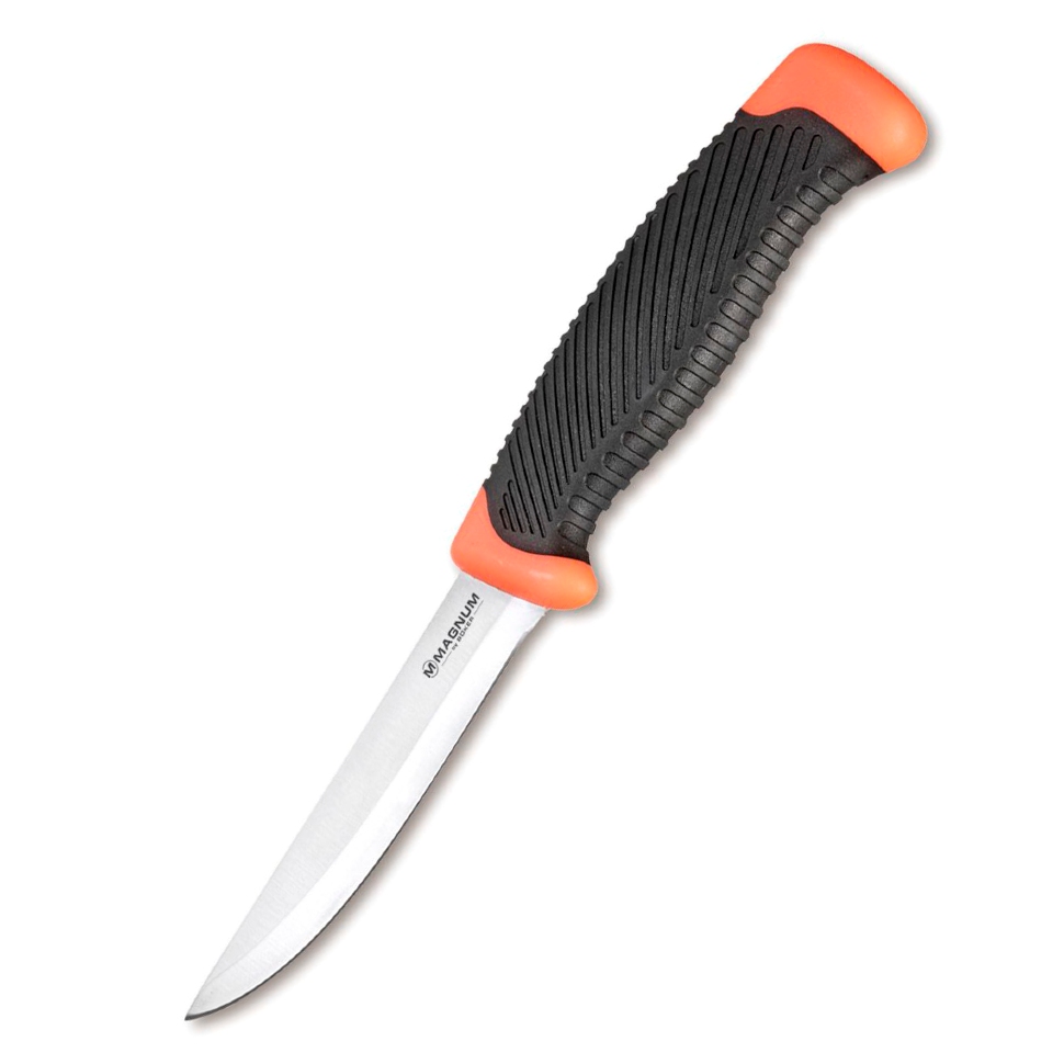 Нож рыбацкий с фиксированным клинком Magnum Falun, сталь 420 Satin Plain, рукоять полипропилен/термопластик, 02RY100