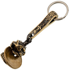 Фото Брелок Денежная Лягушка, бронза