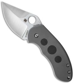 Нож складной Spyderco Burch Chubby C183TIP, сталь CPM-S30V, рукоять титан - фото 3