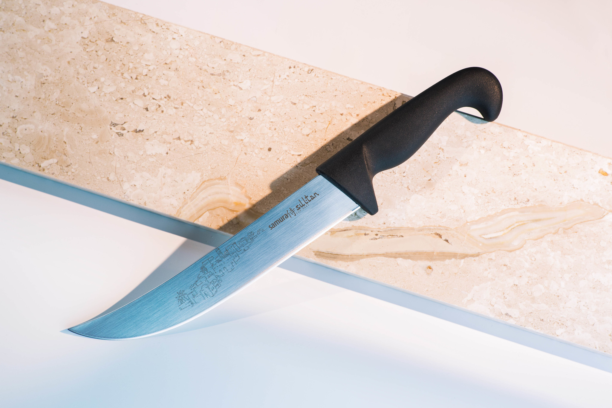Нож кухонный для нарезки Samura SULTAN PRO, сталь AUS-8 - фото 7