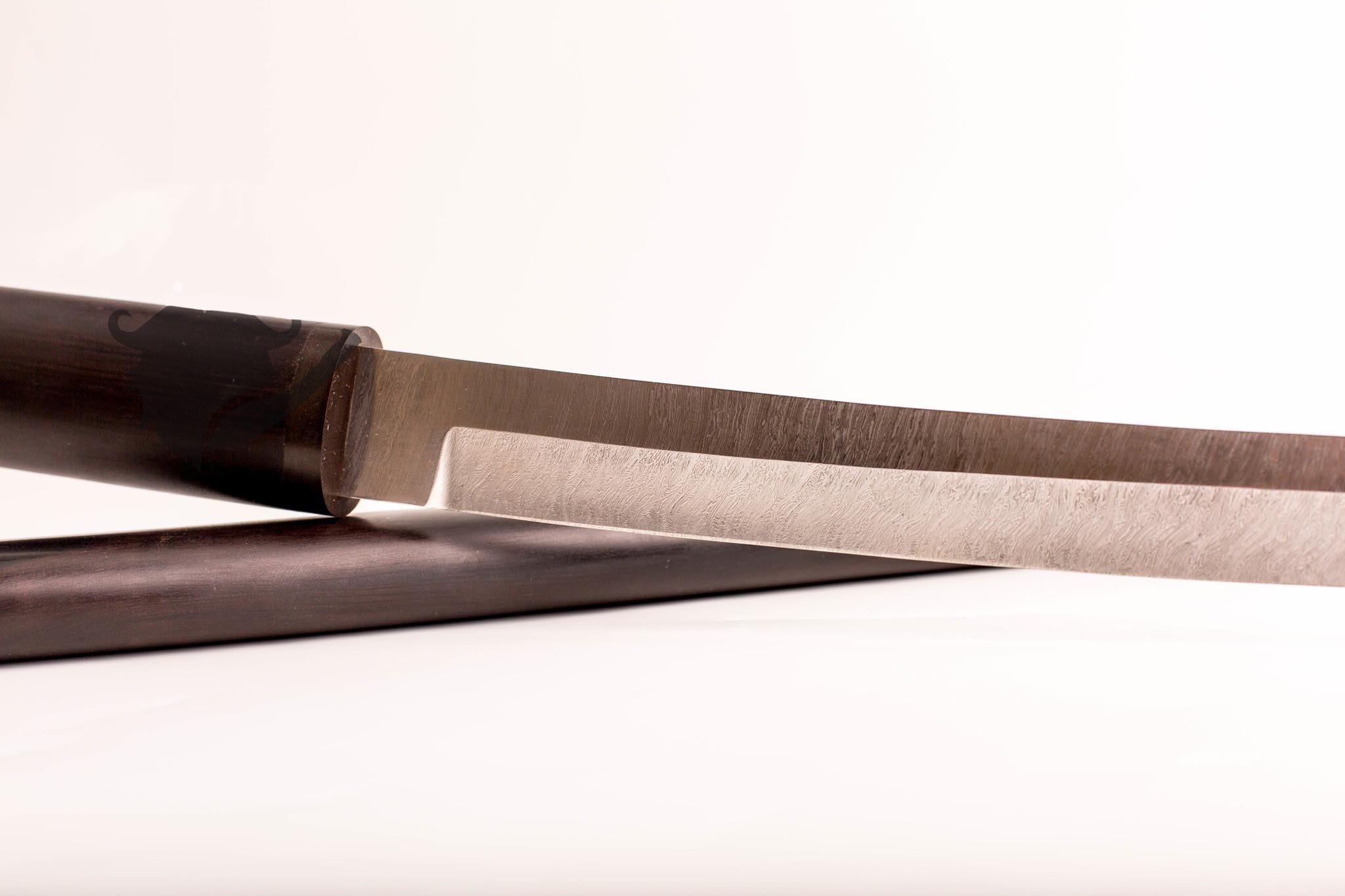 Нож Танто, дамасская сталь, 485 мм от Ножиков