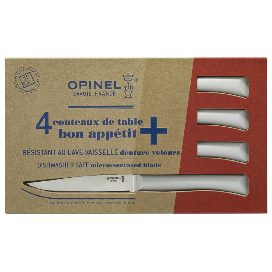 Набор столовых ножей Opinel, полимерная ручка, нержавеющая сталь