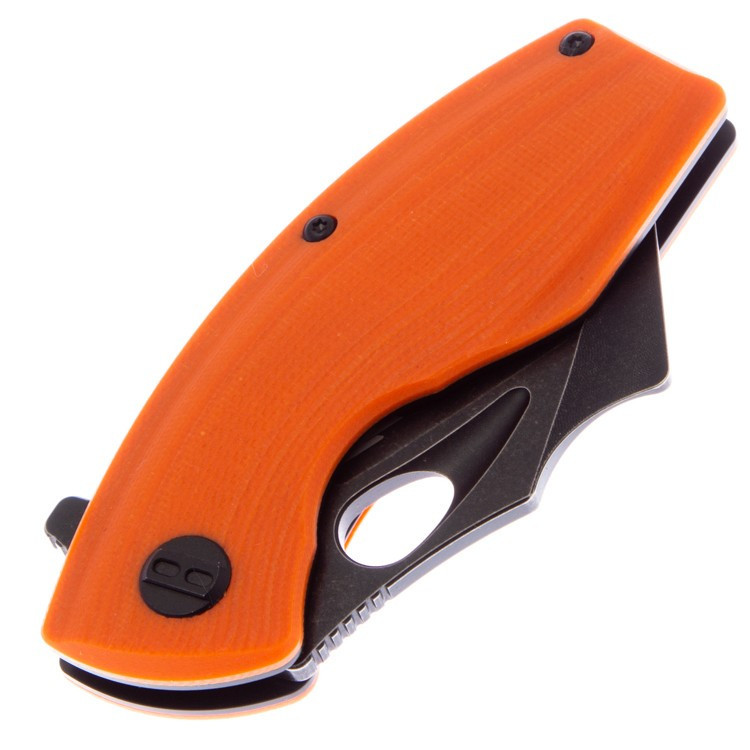 Складной нож Bestech Lizard, сталь D2, рукоять G10, оранжевый - фото 2