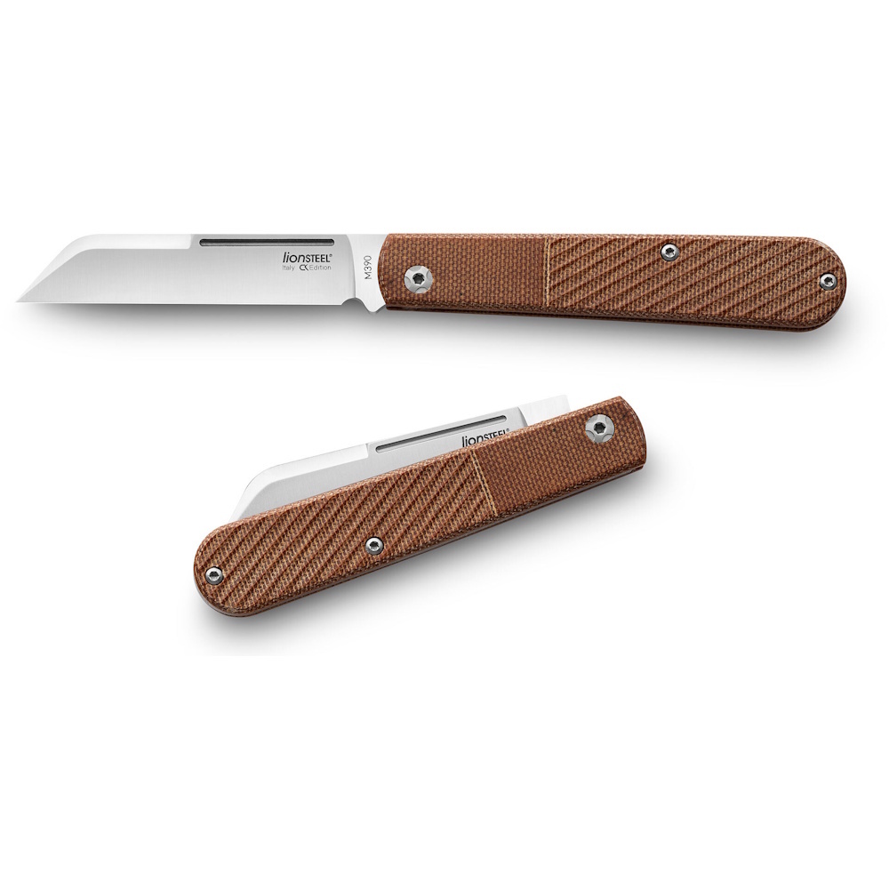 

Складной нож LionSteel Barlow Slim Dom, сталь M390, рукоять микарта