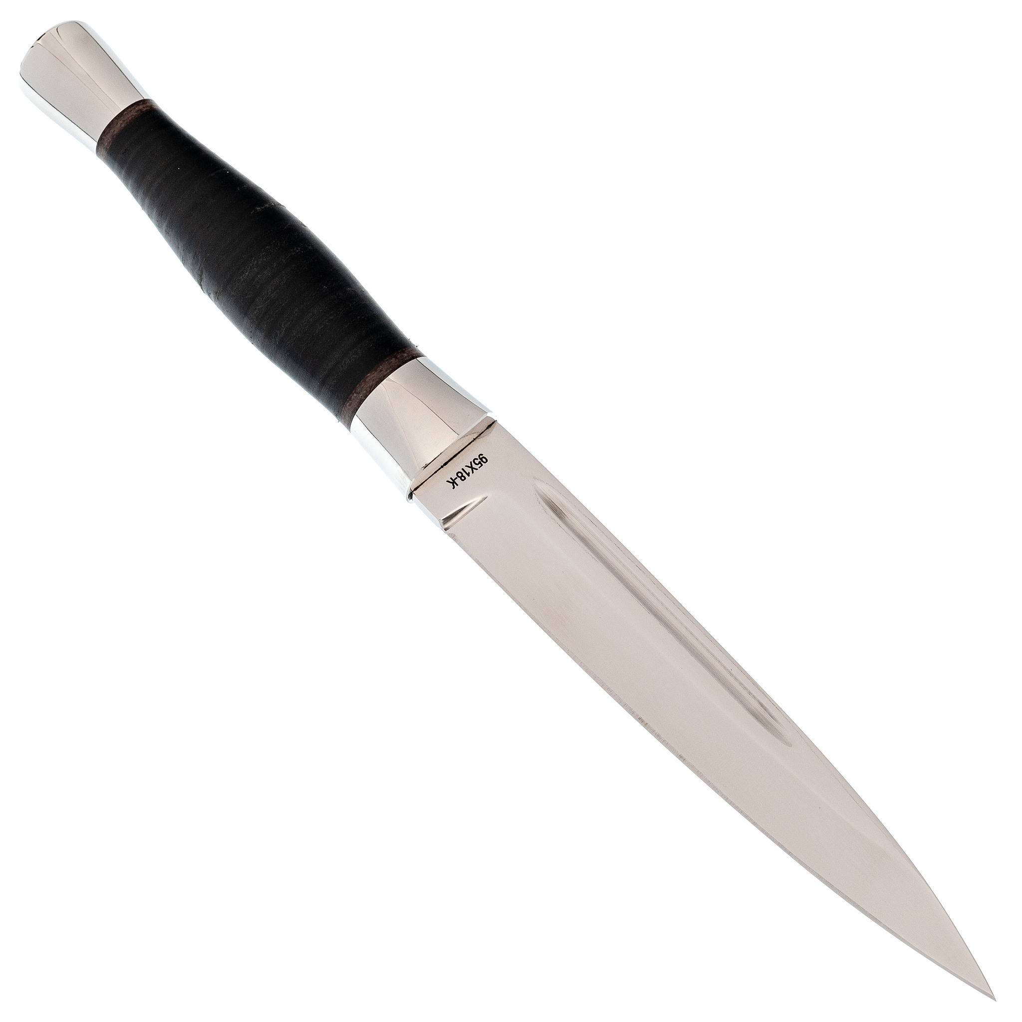 Нож Горец-3М, сталь 95х18, кожа - фото 3