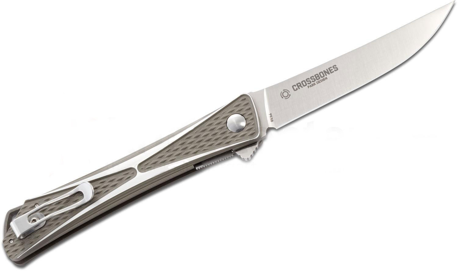 фото Складной нож crkt crossbones, сталь aus-8, рукоять two-tone aluminum